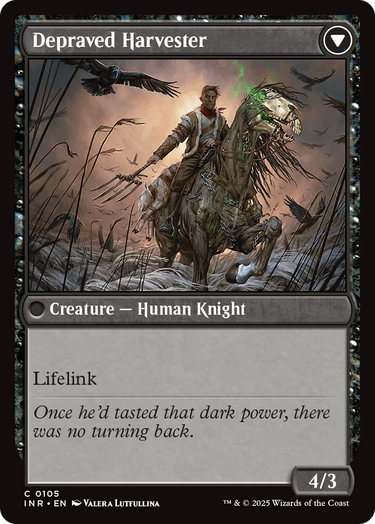 Desperate Farmer // Depraved Harvester Card Image