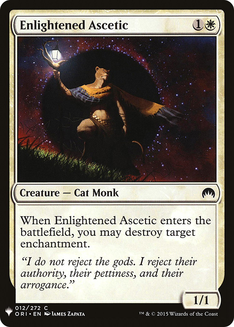 Enlightened Ascetic Card Image