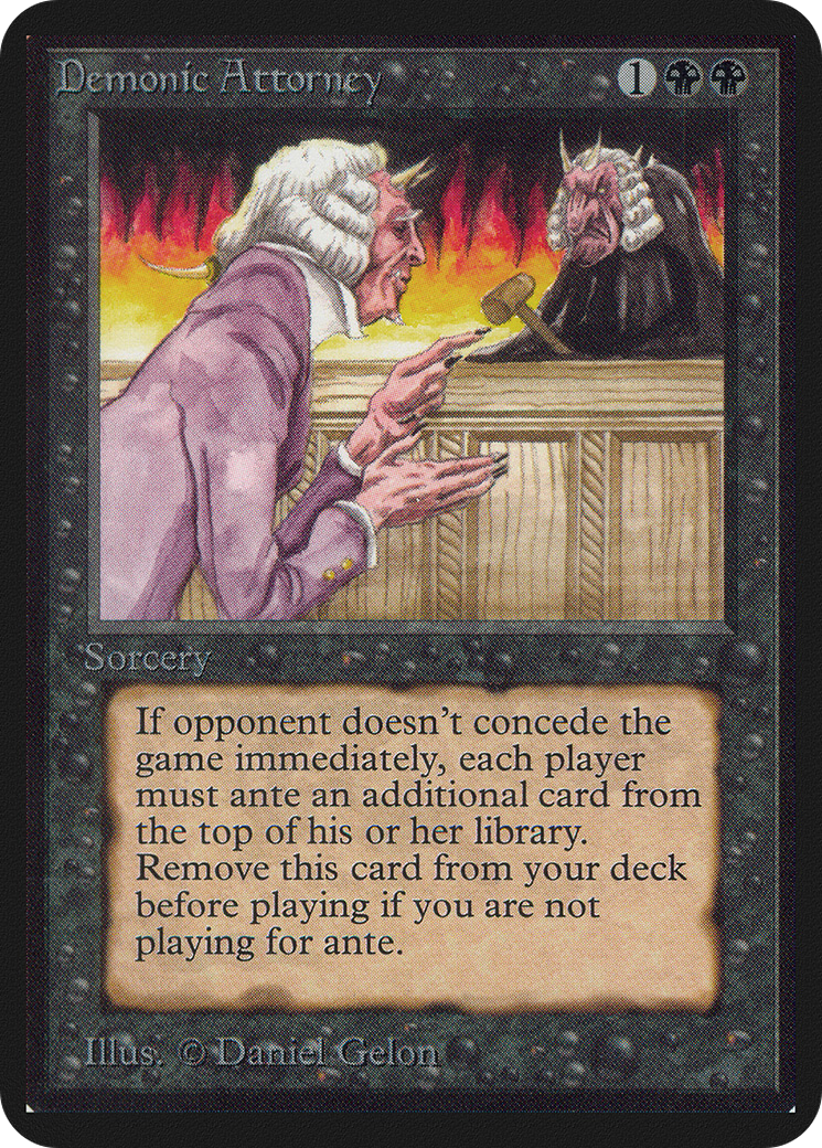 Demonic Attorney Card Image
