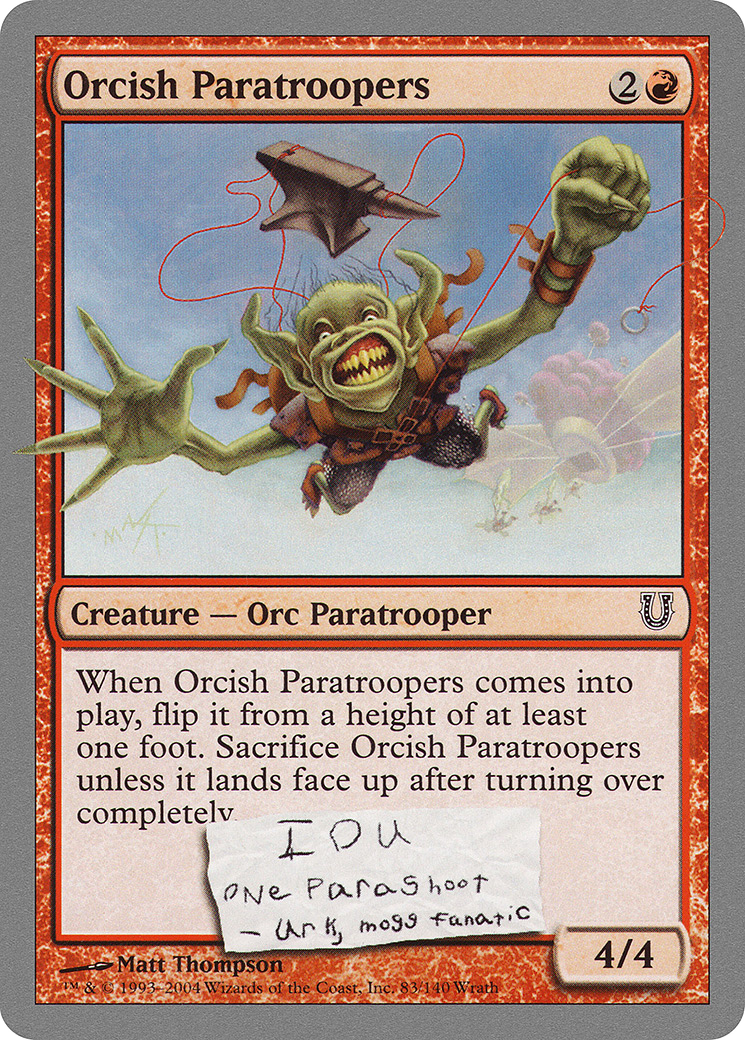 Orcish Paratroopers Card Image