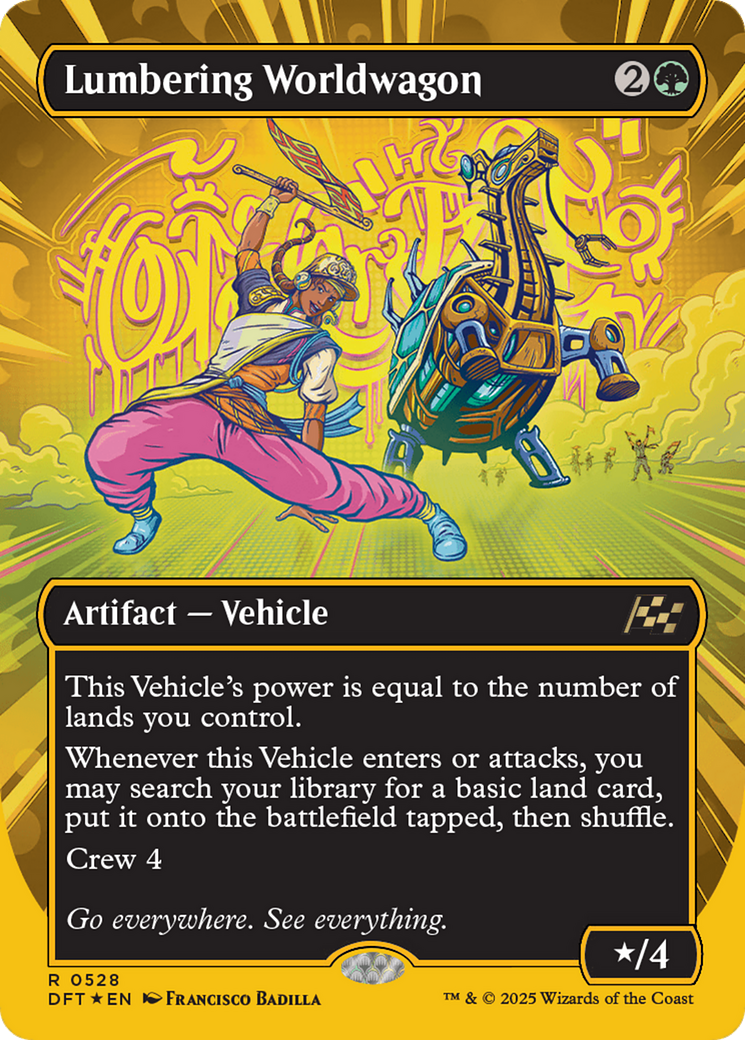 Lumbering Worldwagon Card Image
