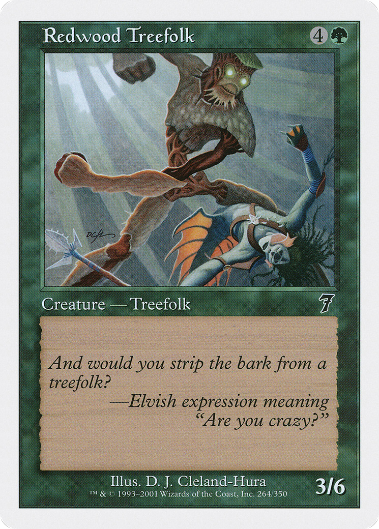 Redwood Treefolk Card Image