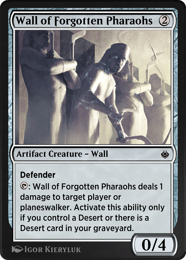 Wall of Forgotten Pharaohs Card Image