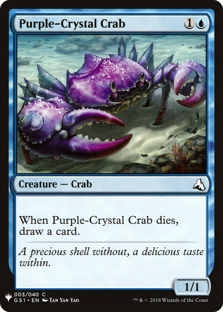 Purple-Crystal Crab Card Image