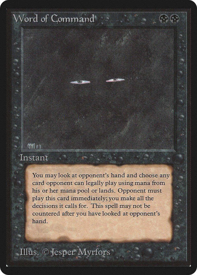 Word of Command Card Image