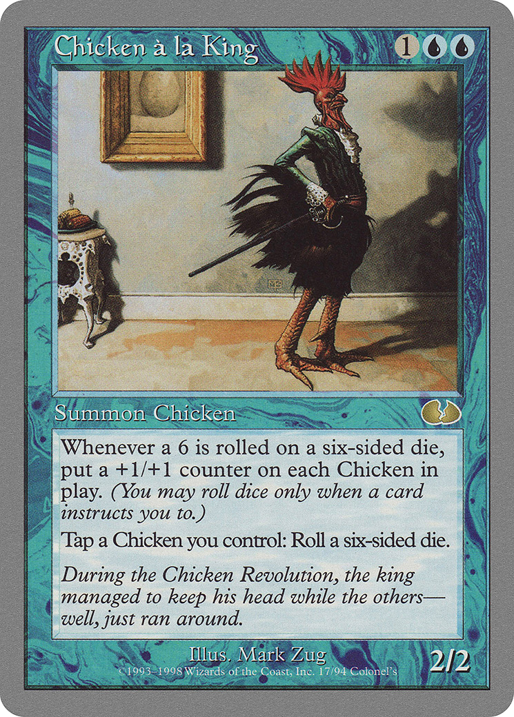 Chicken à la King Card Image