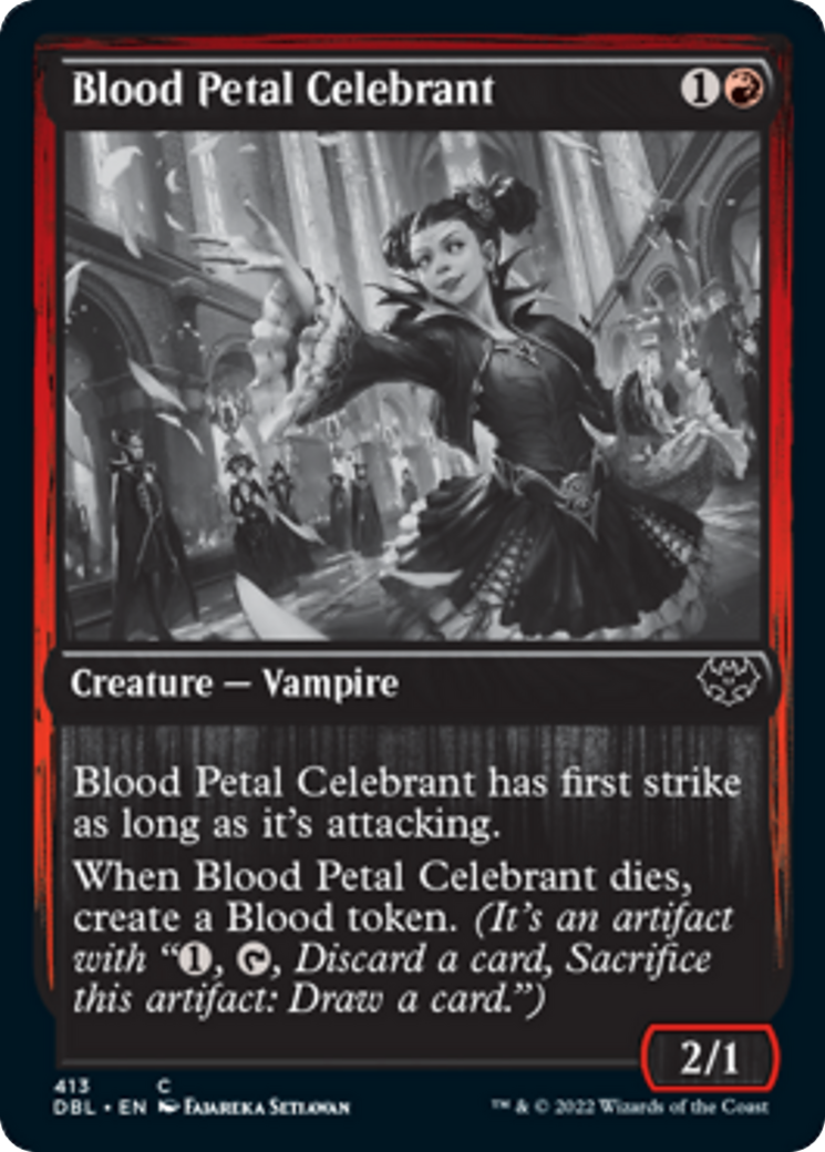 Blood Petal Celebrant Card Image