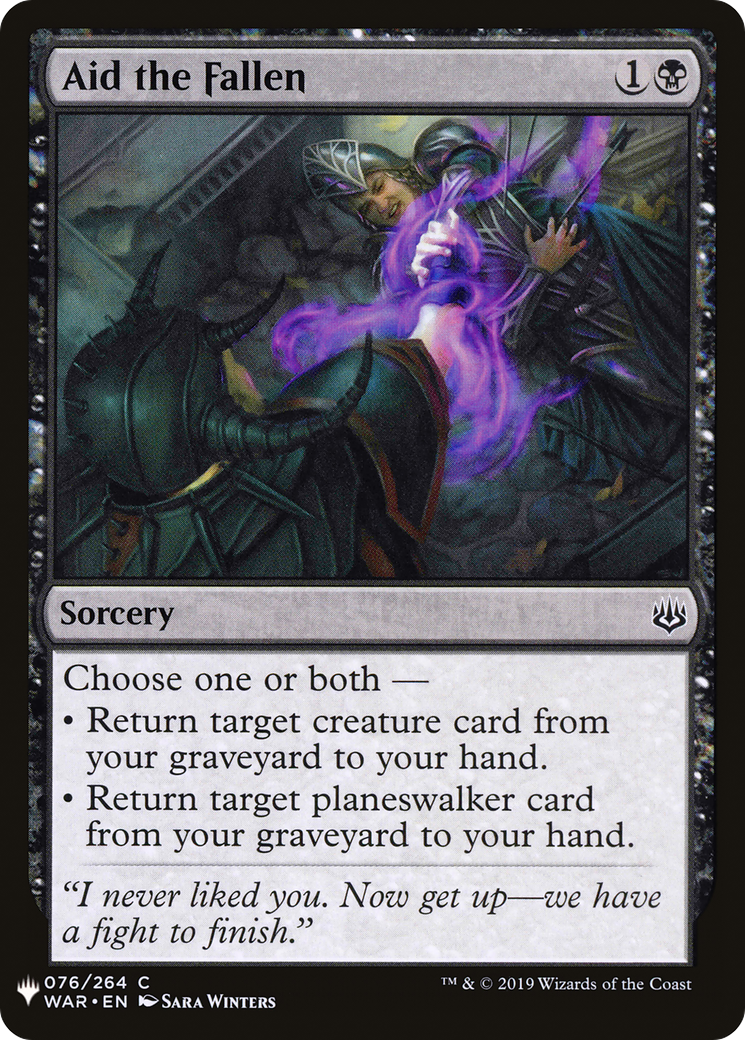 Aid the Fallen Card Image