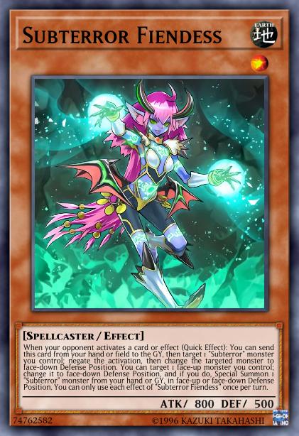 Subterror Fiendess Card Image