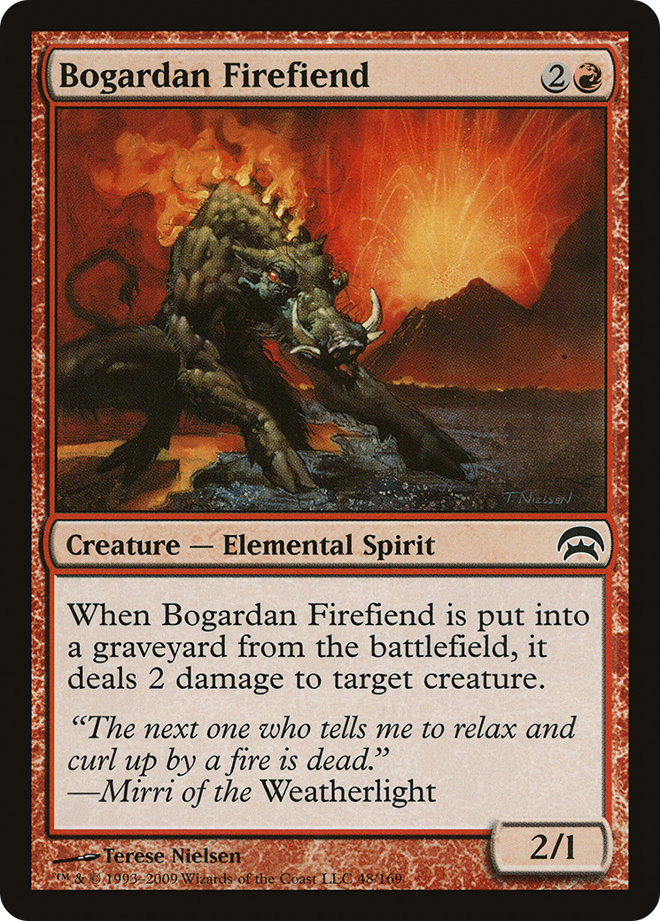 Bogardan Firefiend Card Image