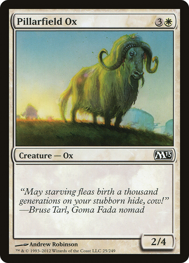 Pillarfield Ox Card Image