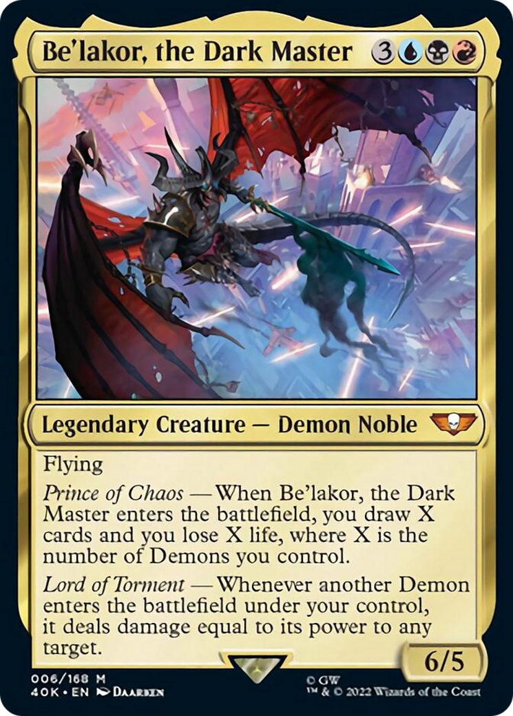 Be'lakor, the Dark Master Card Image