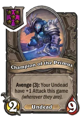 Champion of the Primus Card Image