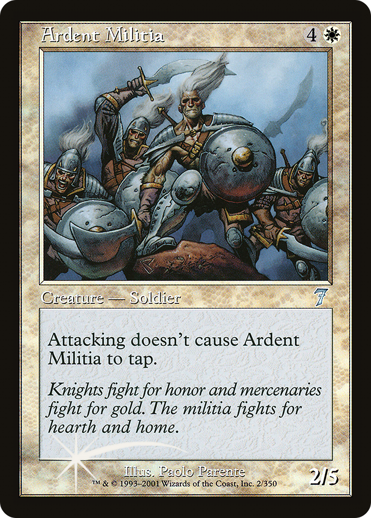 Ardent Militia Card Image