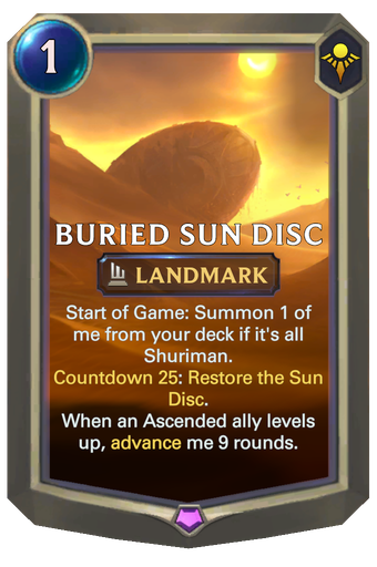 Buried Sun Disc Card Image