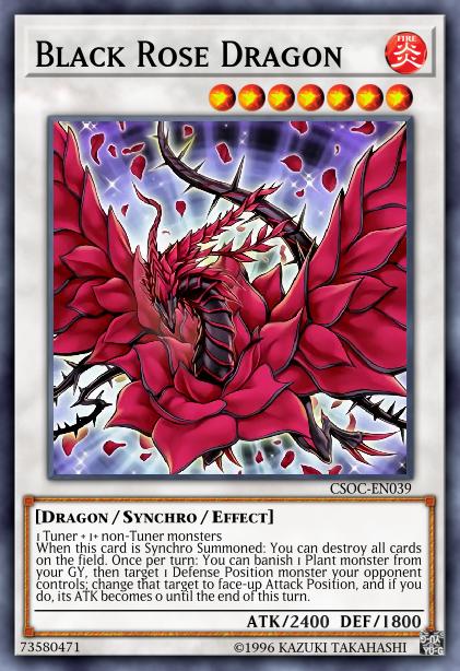 Black Rose Dragon Card Image