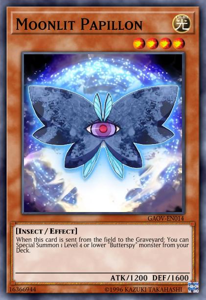 Moonlit Papillon Card Image