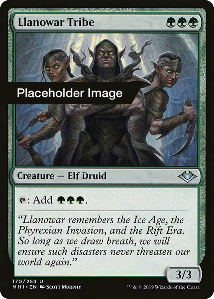 Llanowar Tribe Card Image