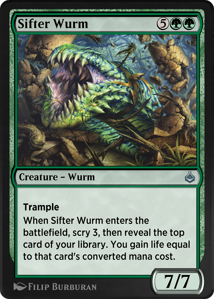 Sifter Wurm Card Image