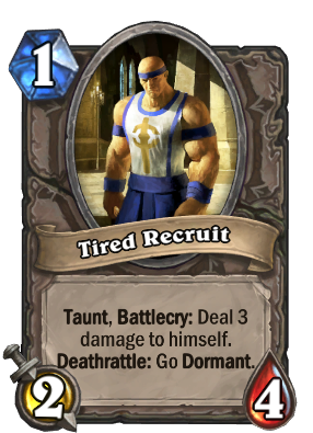 Tired Recruit Card Image