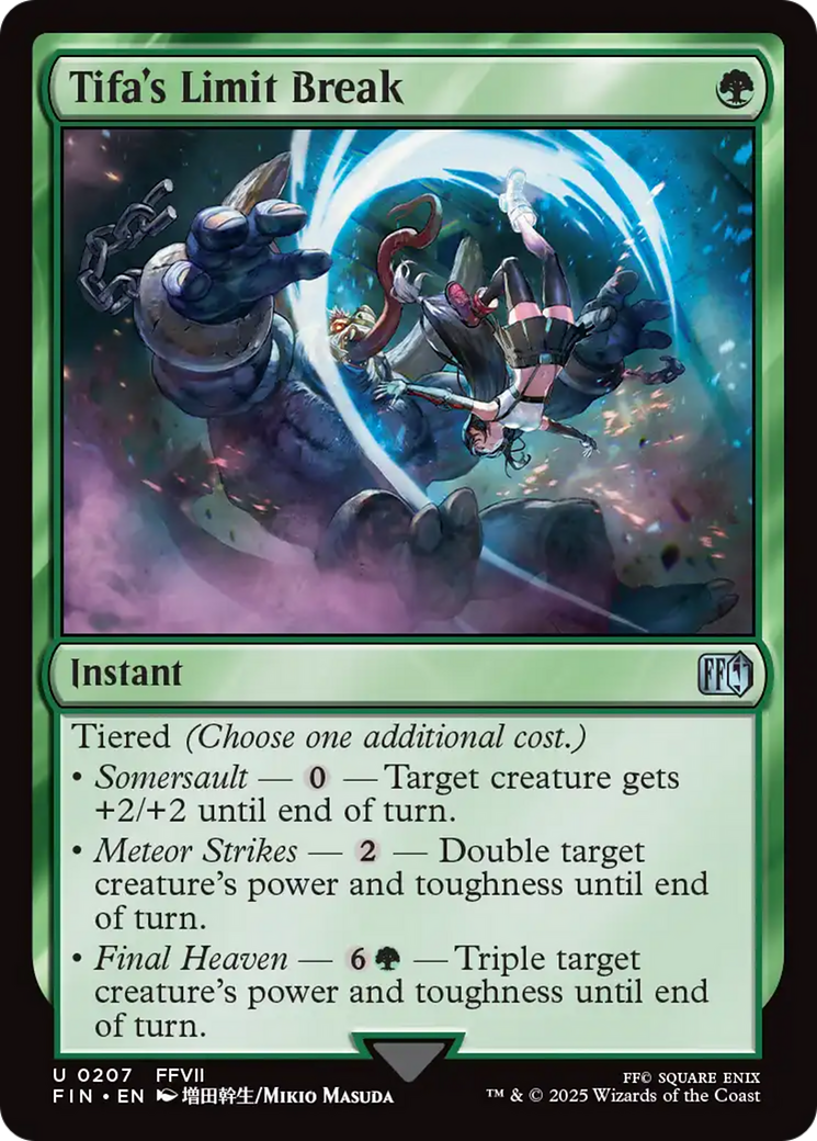 Tifa's Limit Break Card Image