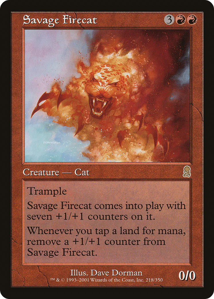 Savage Firecat Card Image