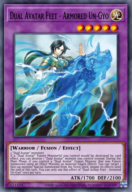 Dual Avatar Feet - Armored Un-Gyo Card Image