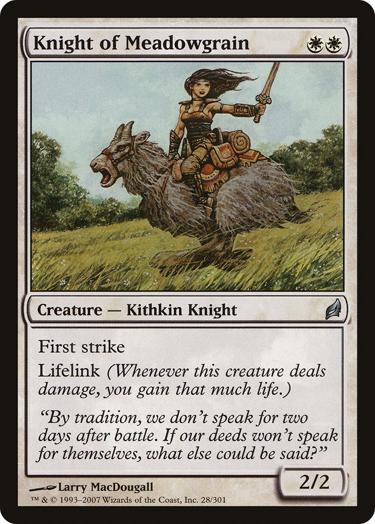 Knight of Meadowgrain Card Image