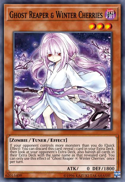 Ghost Reaper & Winter Cherries Yu-Gi-Oh Card, Art 2