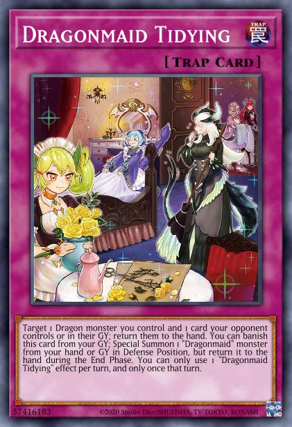 Dragonmaid Tidying Card Image