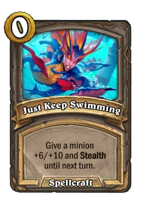 Just Keep Swimming Card Image