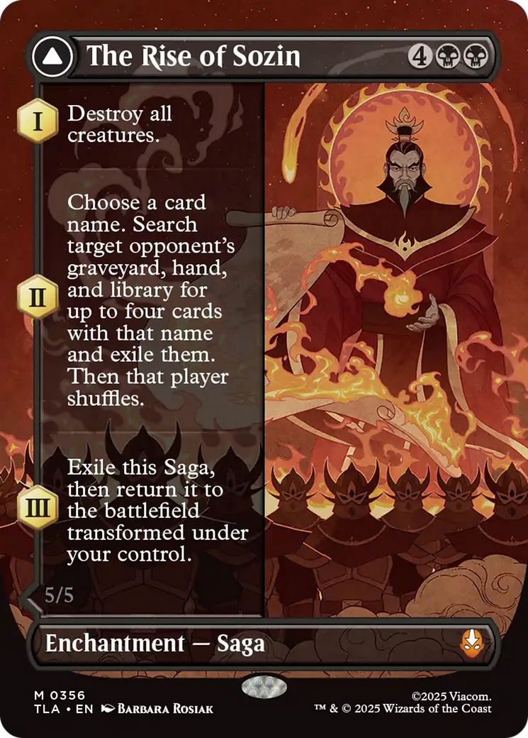 The Rise of Sozin // Fire Lord Sozin Card Image