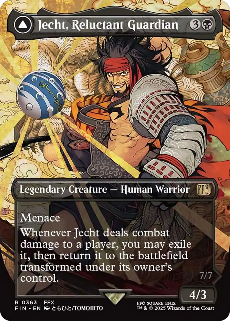 Jecht, Reluctant Guardian // Braska's Final Aeon Card Image