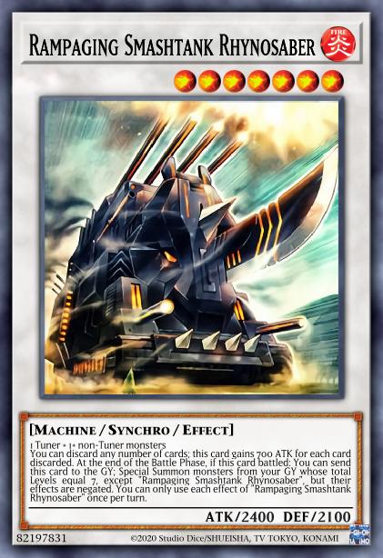 Rampaging Smashtank Rhynosaber Card Image