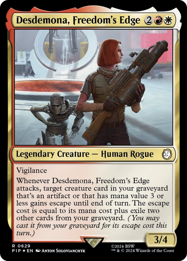 Desdemona, Freedom's Edge Card Image