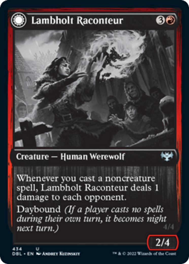 Lambholt Raconteur // Lambholt Ravager Card Image