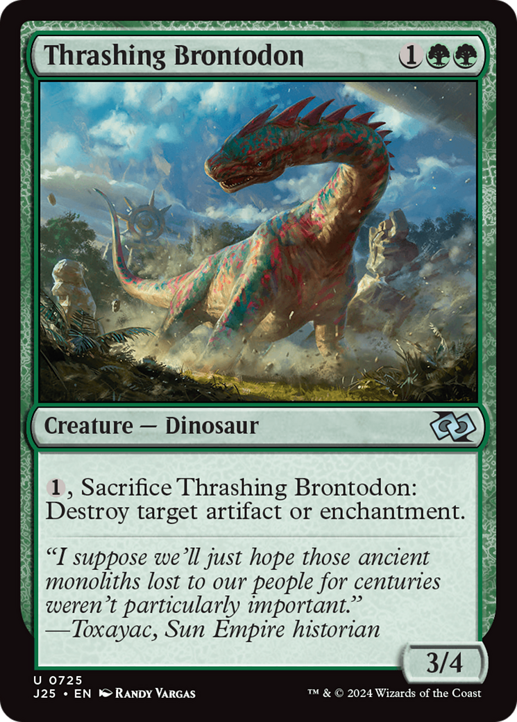 Thrashing Brontodon Card Image