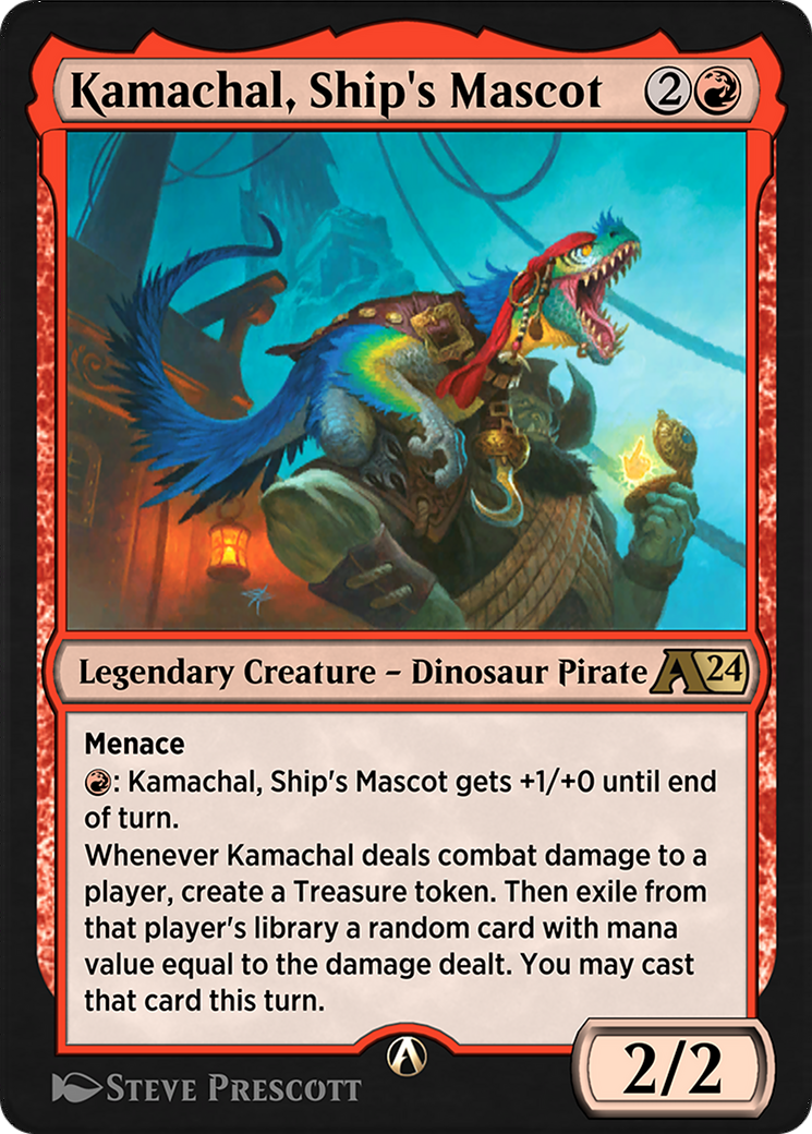 Kamachal, Ship's Mascot Card Image