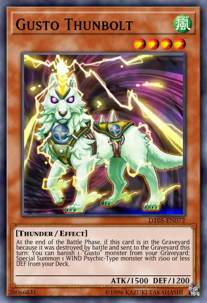 Gusto Thunbolt Card Image