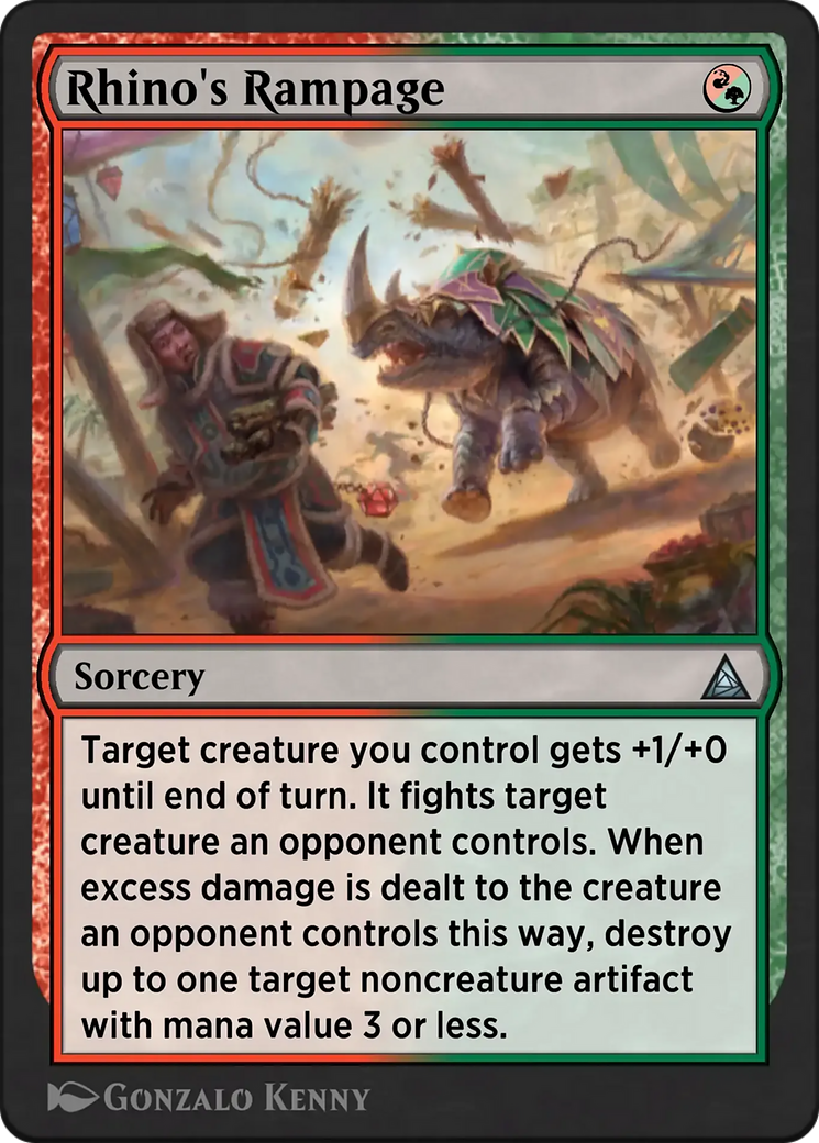 Rhino's Rampage Card Image