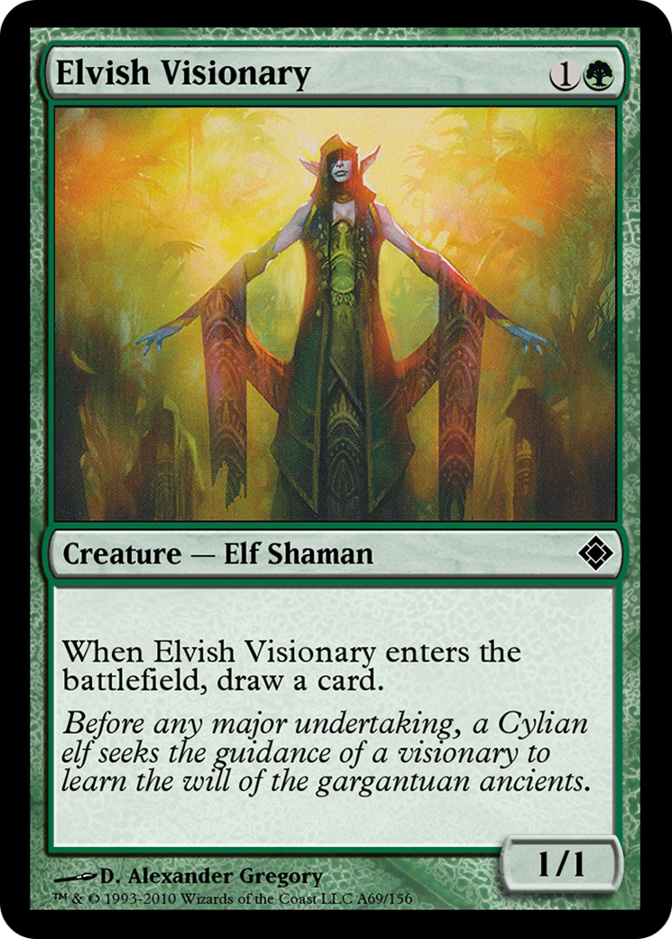 Elvish Visionary Card Image