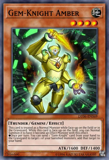 Gem-Knight Amber Card Image