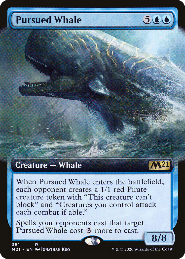 Pursued Whale Card Image