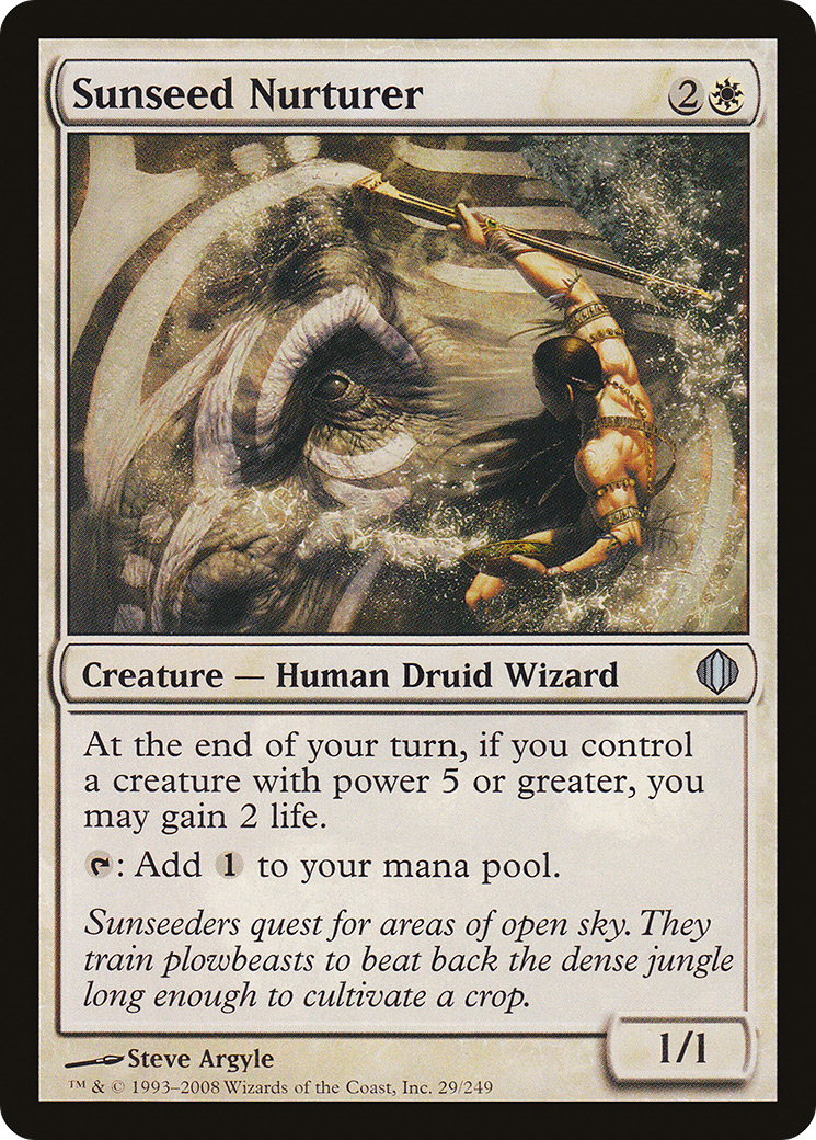 Sunseed Nurturer Card Image