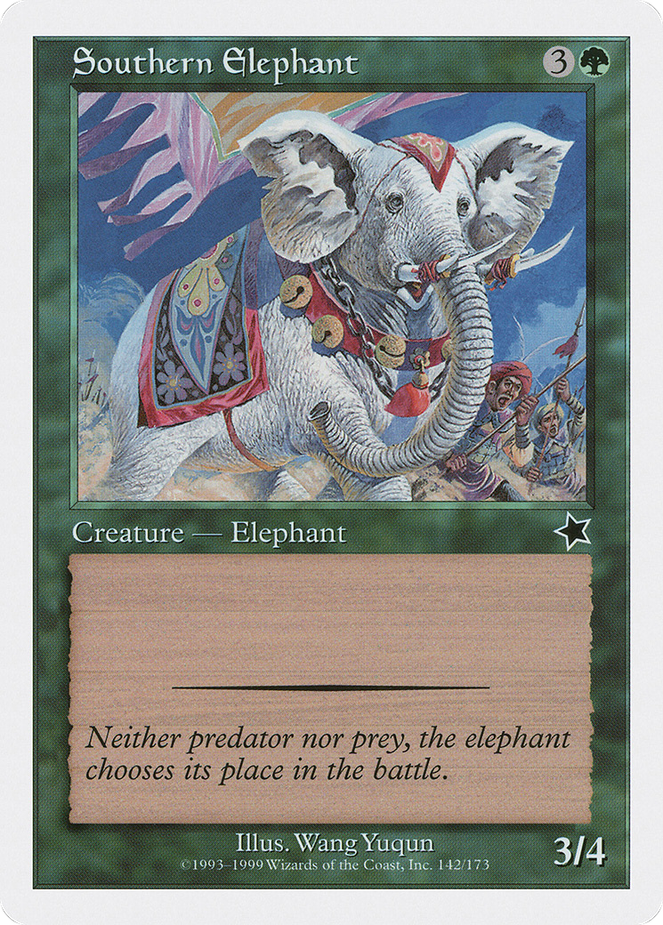 Southern Elephant Card Image