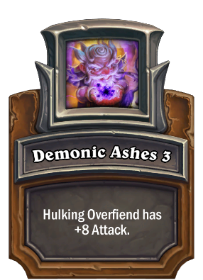 Demonic Ashes 3 Card Image