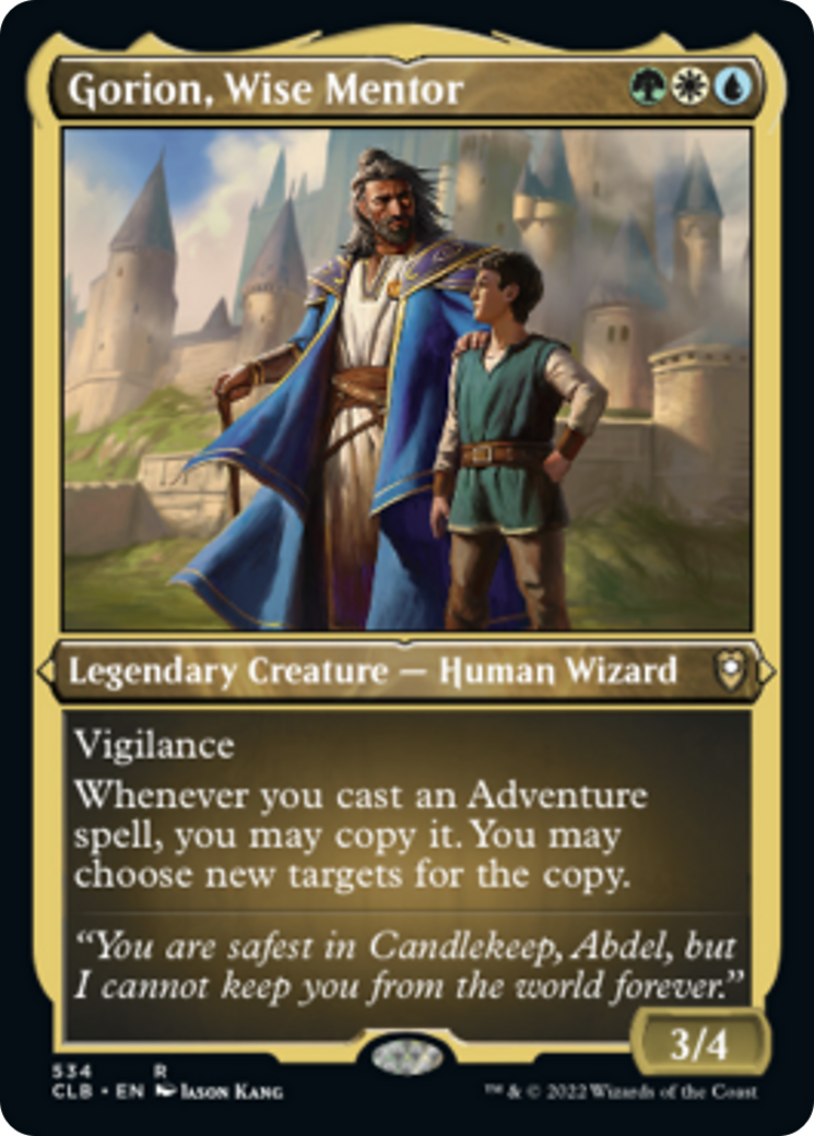 Gorion, Wise Mentor Card Image