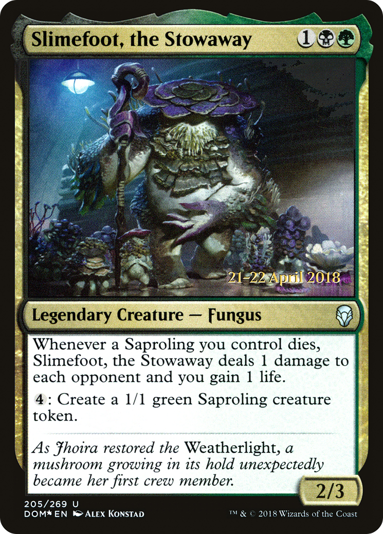 Slimefoot, the Stowaway Card Image