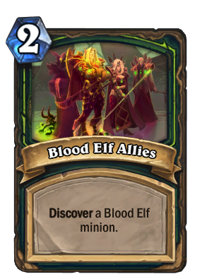 Blood Elf Allies Card Image
