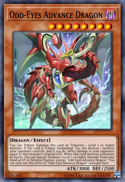 Odd-Eyes Advance Dragon Card Image